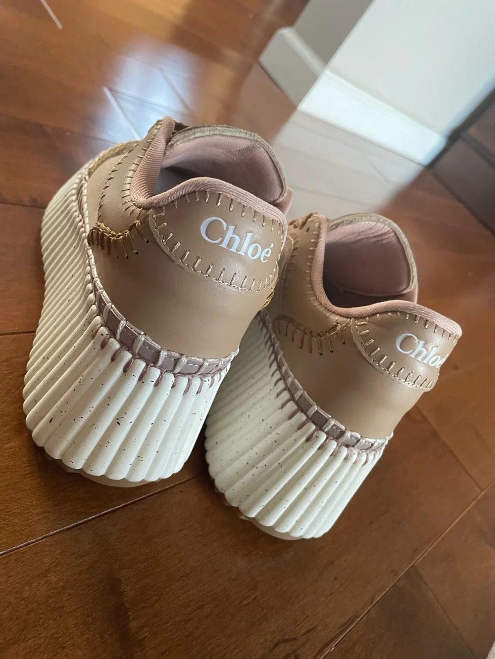 Suede Platform Sneakers size 36